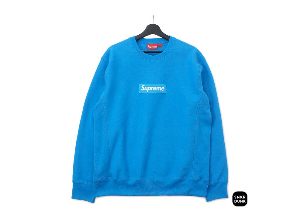 box logo crewneck sweatshirt supreme