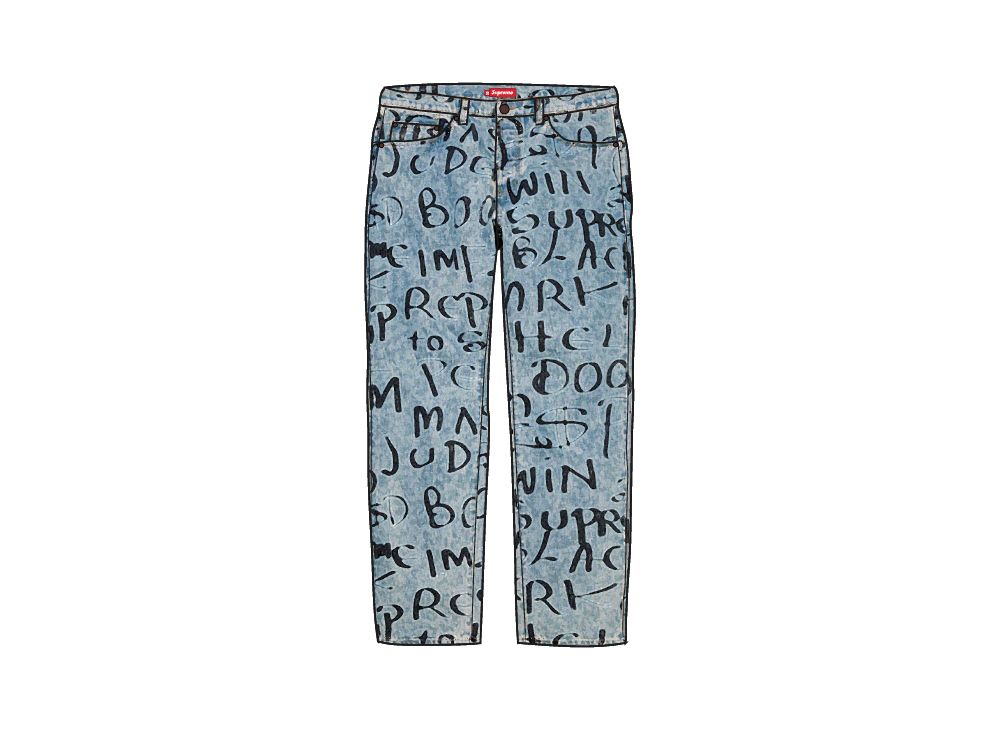 Supreme Black Ark Regular Jean