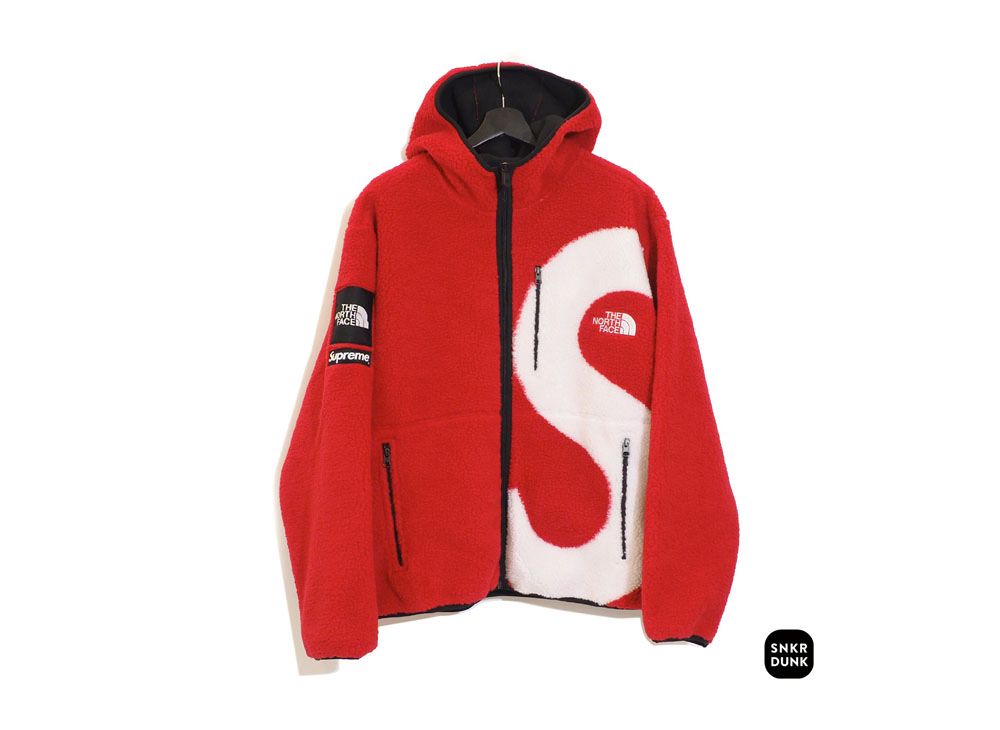 Supreme TNF S Logo Hooded Fleece Red XL | www.innoveering.net