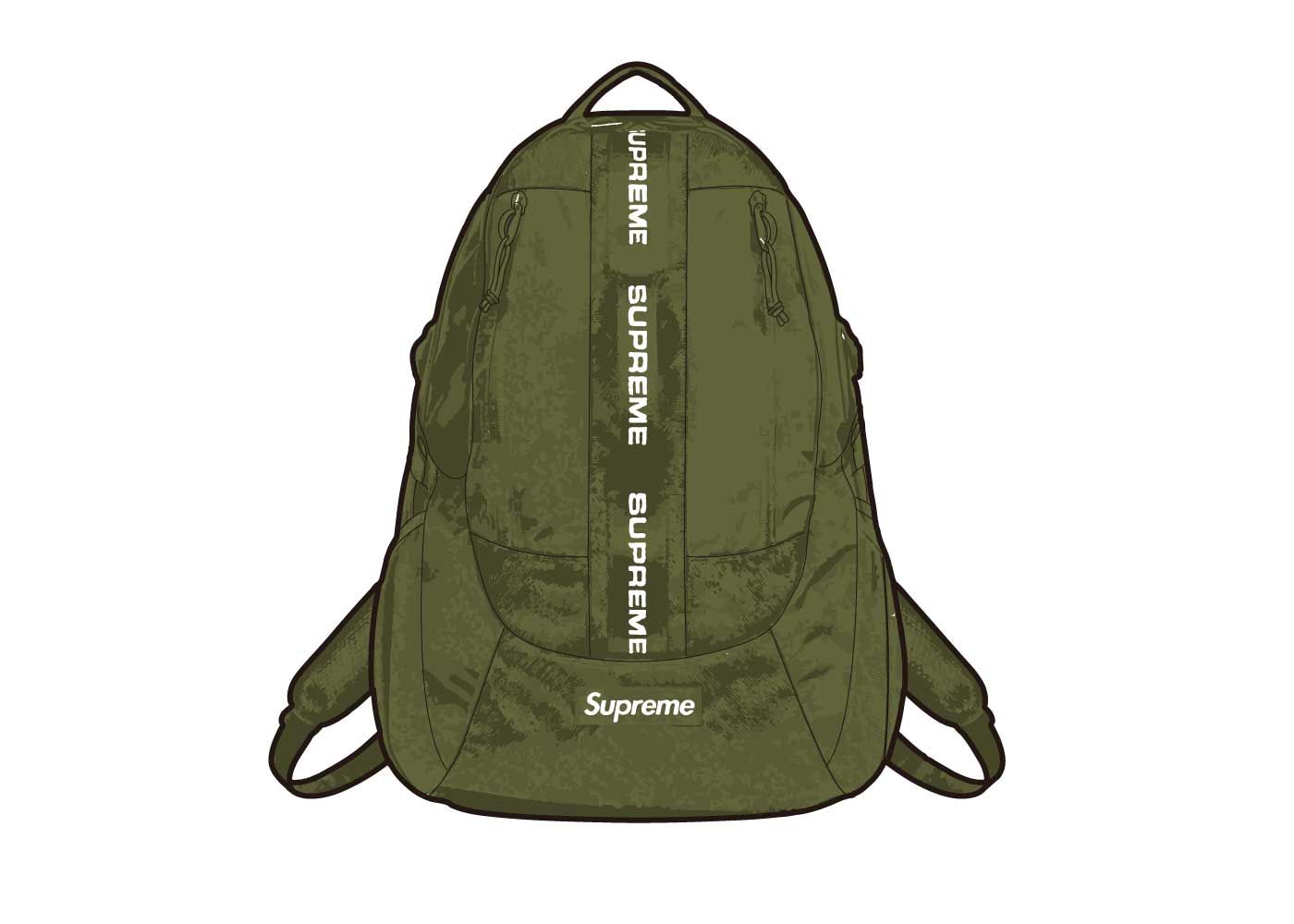 43％割引定番人気！ Supreme FW22 Backpack olive リュック/バックパック バッグOTA.ON.ARENA.NE.JP