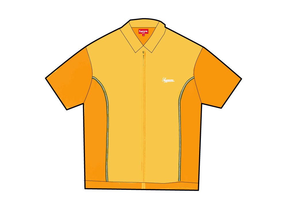 Supreme Piping Zip Up Polo 