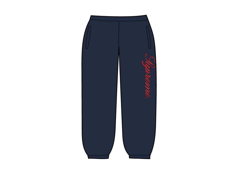 Supreme Embroidered Script Sweatpant 