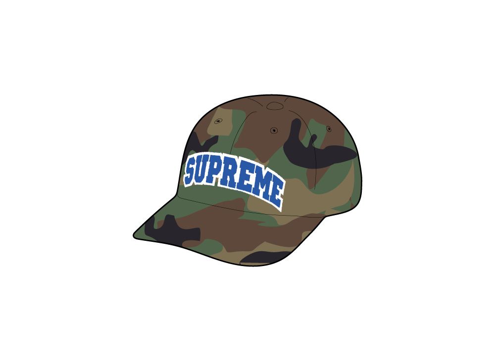 シュプリーム　Felt Arc 6-Panel　迷彩 シュプリームFelt Arc 6-Panel迷彩