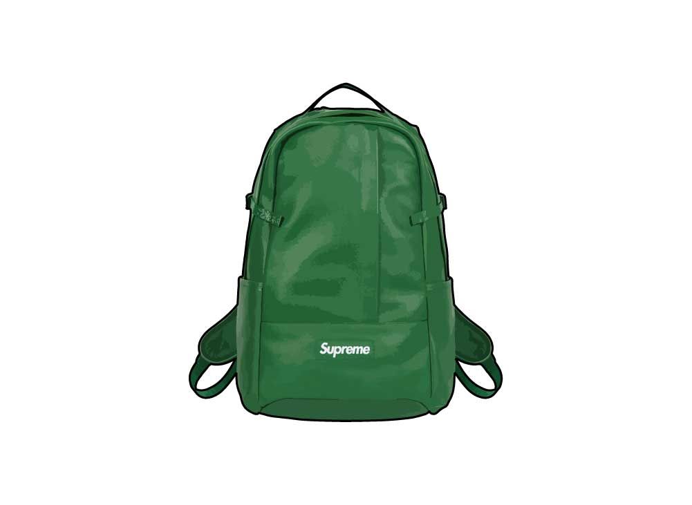 Supreme Leather Backpack 