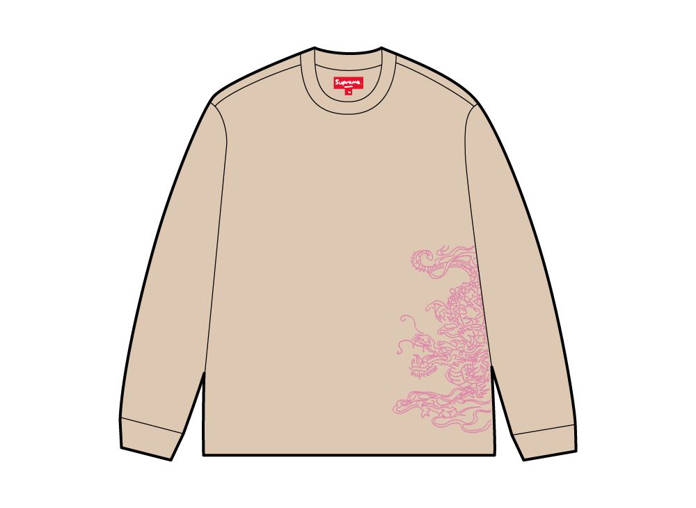 Supreme Dragon Embroidered L/S Top 