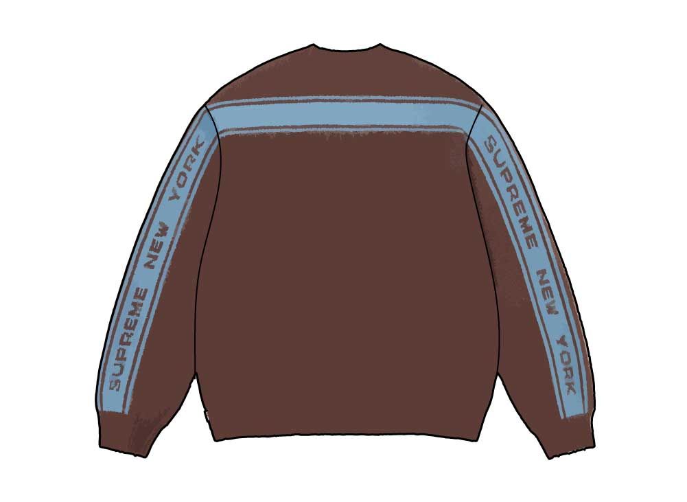 Supreme Back Stripe Sweater 