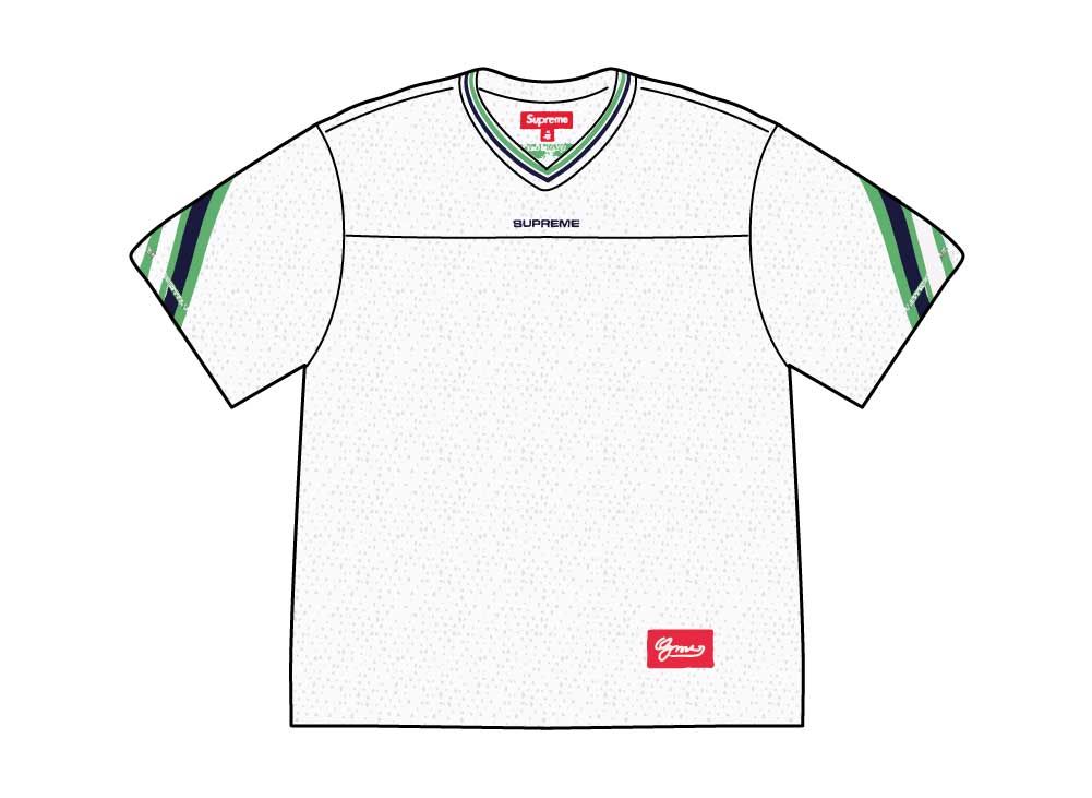 Supreme Jacquard Rib Football JerseyPink Supreme Jacquard 'Rib