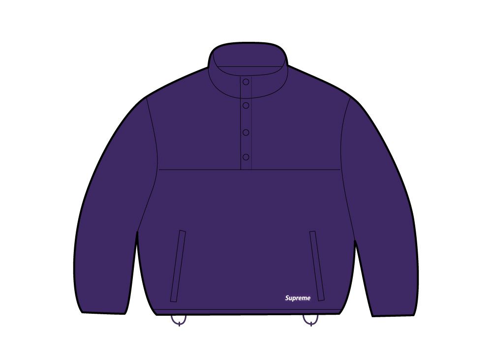Supreme Polartec Shearling Reversible Pullover 