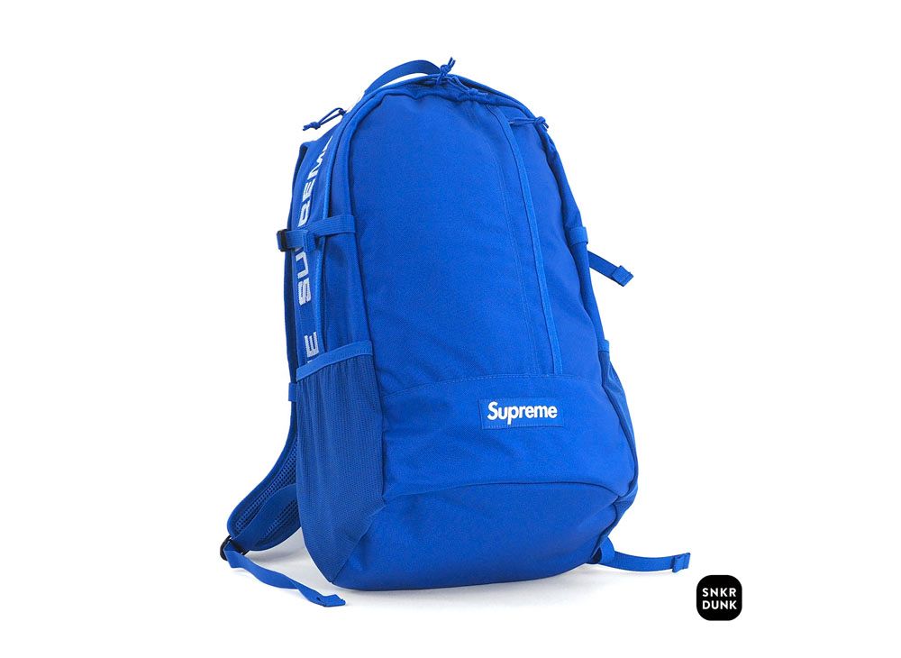 royal blue supreme backpack