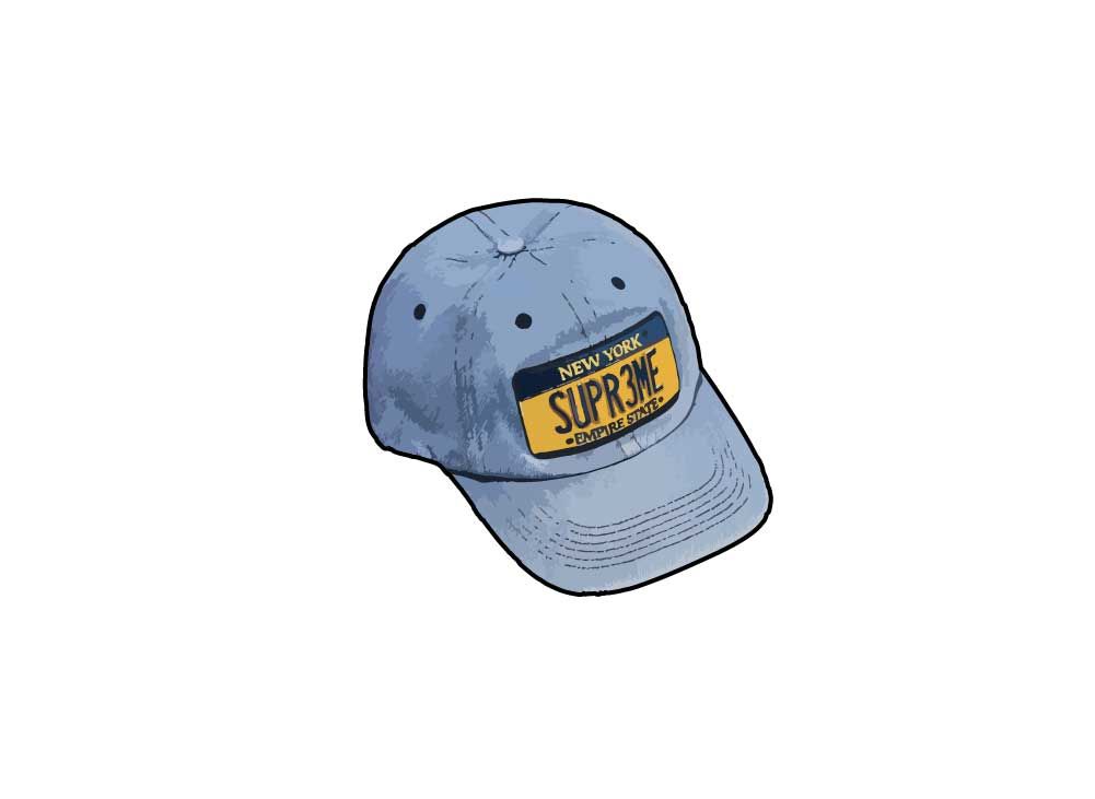Supreme License Plate 6-Panel 