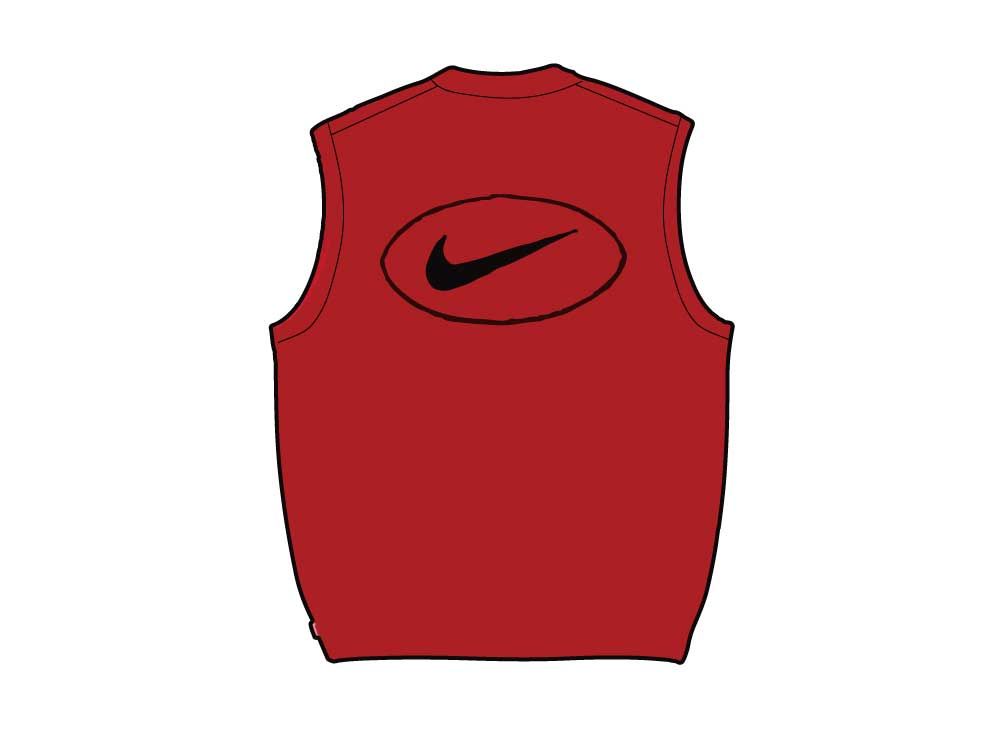 Supreme x Nike Sweater Vest RED XL新品未使用 Buy Supreme x Nike Sweater Vest 'Red' - SS25SK1 RED | GOAT