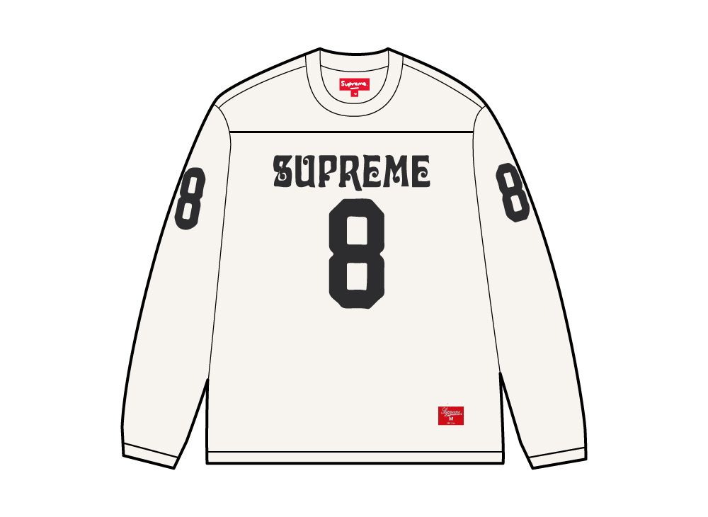 Supreme Affiliated L/S Football Top 