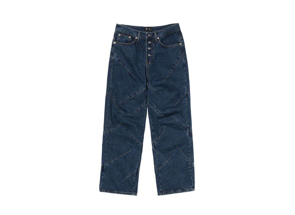 THUG CLUB Full Stud Knight Denim Pants