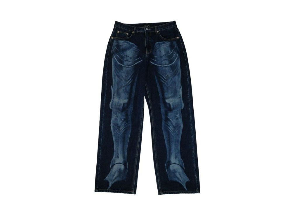 THUG CLUB Warrior Laser Denim Pants
