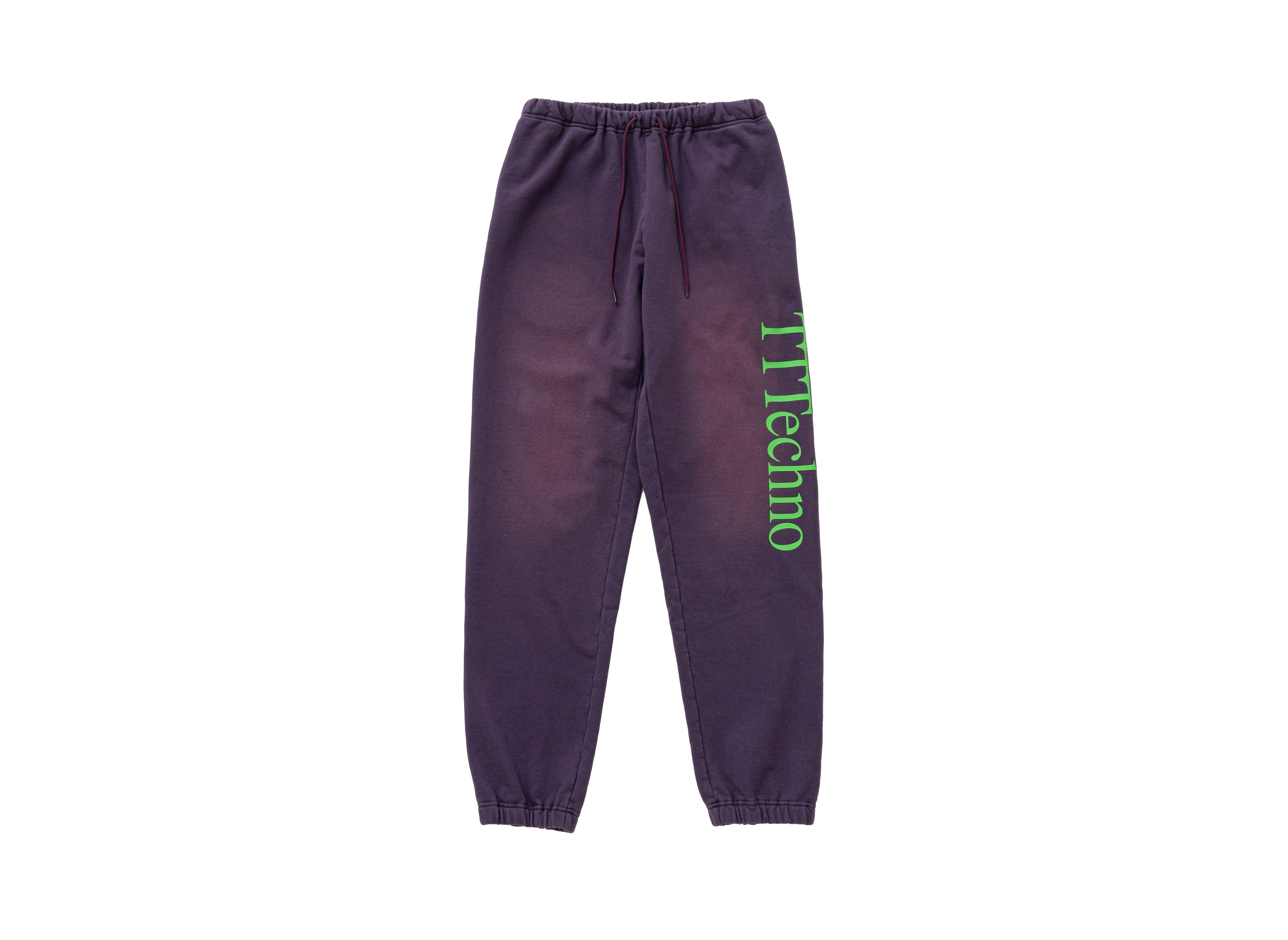 TTT×ICE & TECHNO ロゴフーディ パープル TTT×ICE & TECHNO logo