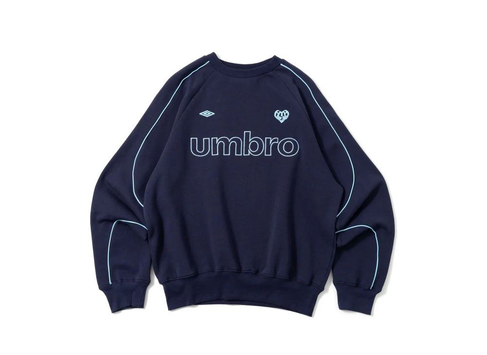 HTH×UMBRO crew sweat red um697771-
