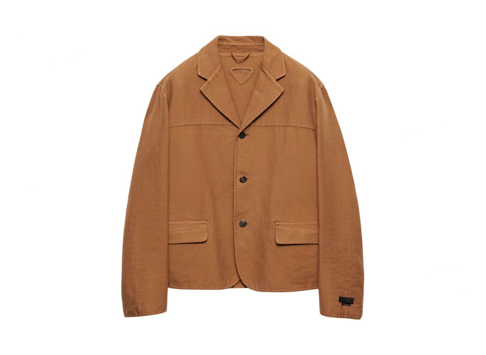 プラダ PRADA シングルコート　キャメルブラウン Prada シングルコート | ブラウン | FARFETCH JP