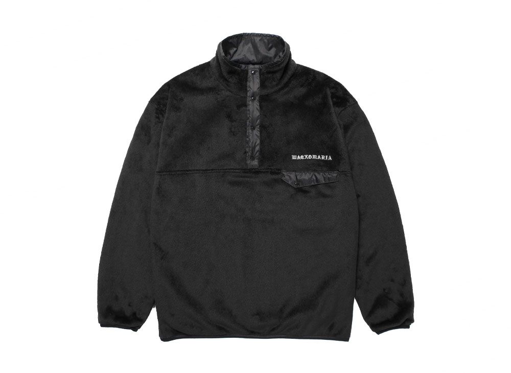 wacko maria pullover boa fleece jacket