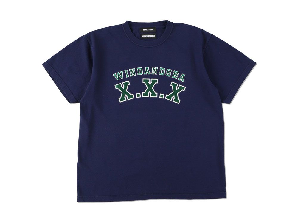 WIND AND SEA GOD SELECTION XXX (X.X.X) S/S TEE 最大12%OFFクーポン And Wind Sea XL Blue Tee S/S Bigger Tシャツ/カットソー(半袖/袖なし)