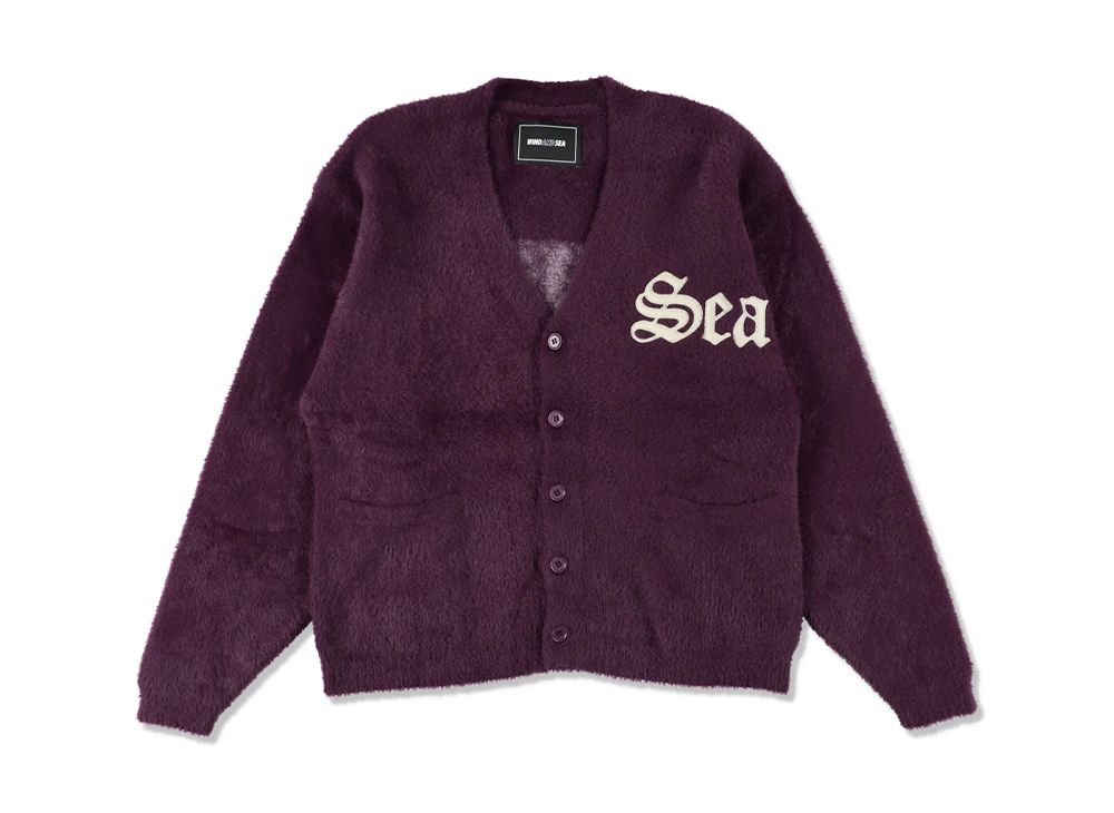 WIND AND SEA SHAGGY KNIT CARDIGAN 完売商品 WIND AND SEA SHAGGY KNIT CARDIGAN 完売商品