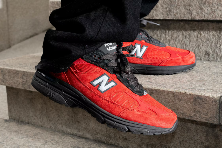 4/16発売|New Balance 993 "Team Red/Black"|抽選/販売/定価情報