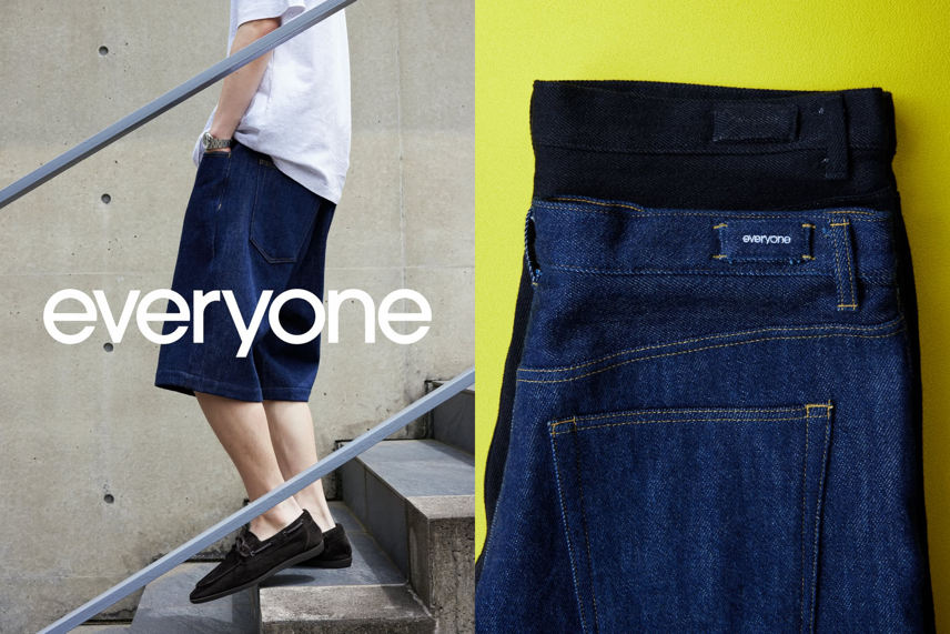 everyoneの定番ソフトデニムシリーズに待望のショーツが登場