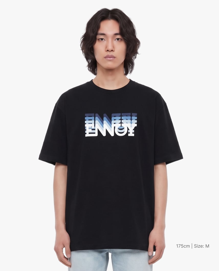 ENNOY Electric Logo Gradation ss Tee ENNOY Electric Logo Gradation ss Tee