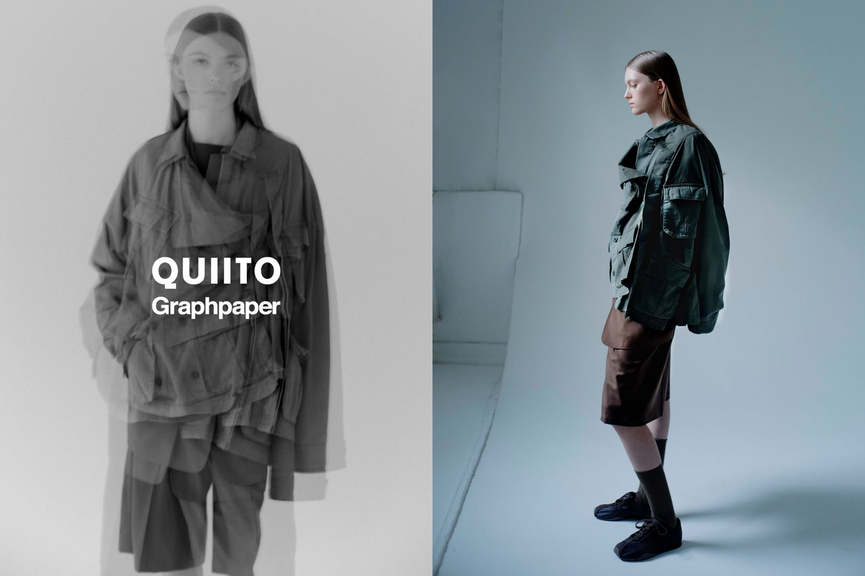 GraphpaperがQUIITOの別注ミリタリージャケットを8/8に発売!ミリタリーウェアの本質的な要素に着目して再構築