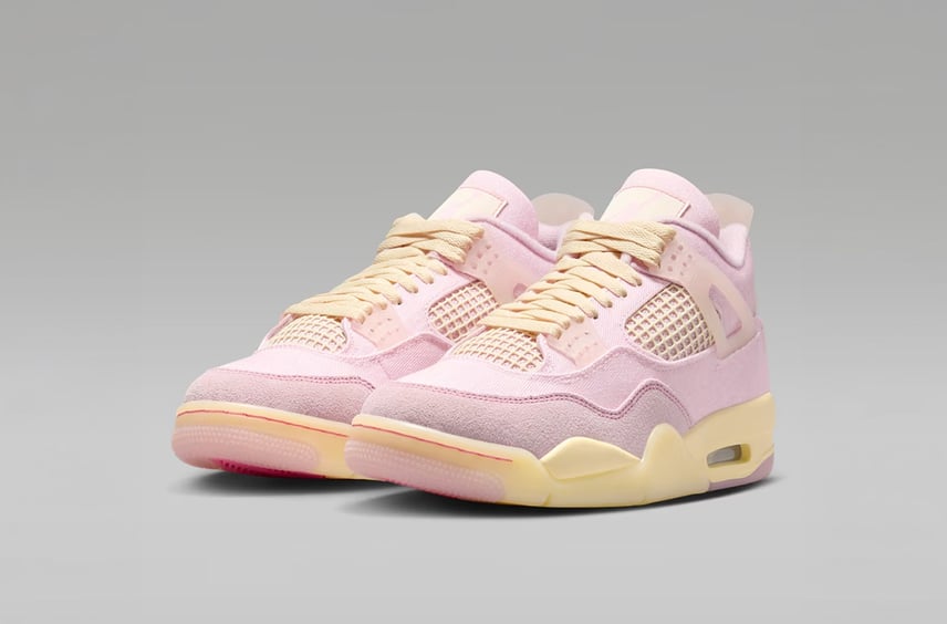 4/20発売|Nike Women's Air Jordan 4 Retro "Pearl Pink/Iced Carmine"|抽選/販売/定価情報