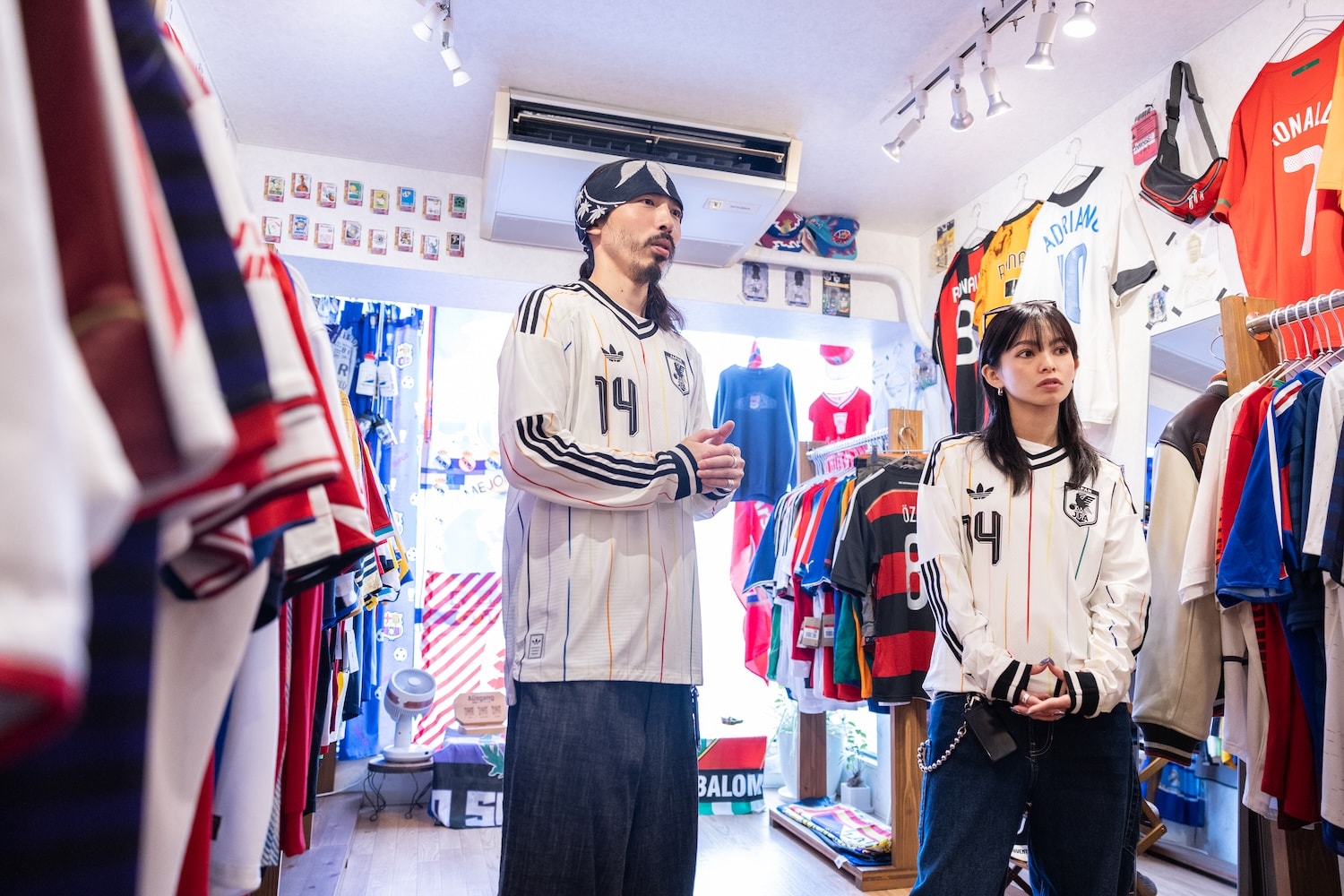 AUSGANG VINTAGE FOOTBALLの店内スナップ