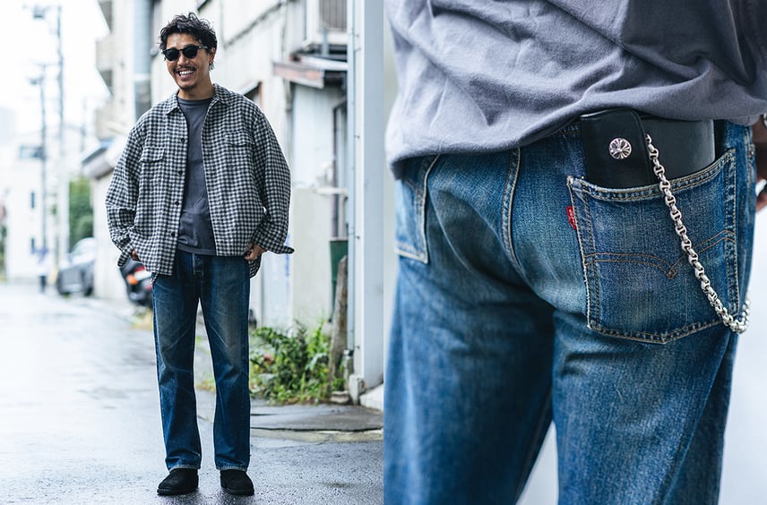 この秋、リーバイスの名作501®をどう穿く? 即決で購入したヴィンテージのBig Eは「日常の道具として穿き倒す」(echeveria・井出さん)