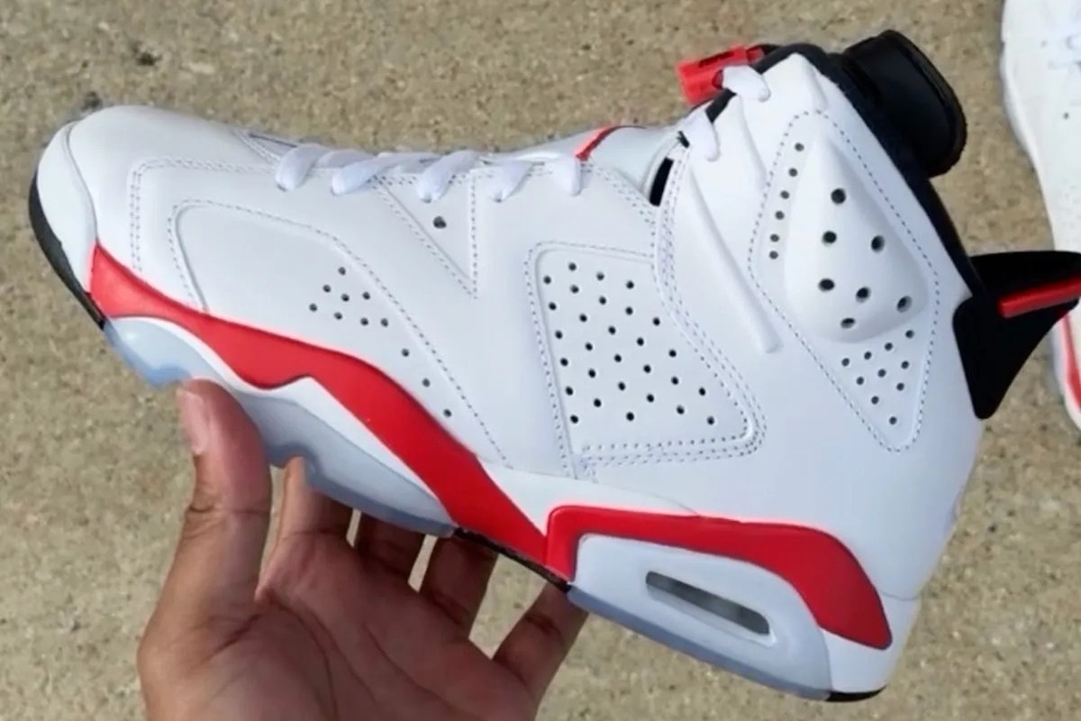 最新リーク|Nike Air Jordan 6 "White Infrared" (2026)|抽選/販売/定価情報