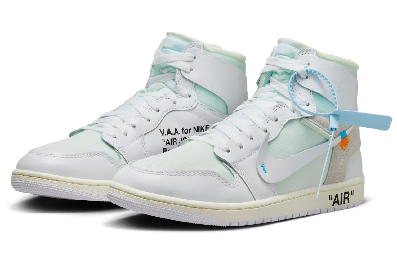 ヴァージルアブローアーカイブ (V.A.A) × ナイキ エアジョーダン1 レトロ ハイ OG アラスカ 正面