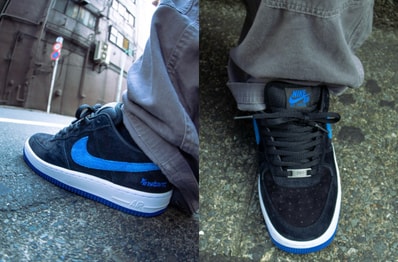 10/9発売|Instant Skateboards × Nike SB Air Force 1 Low SE "Black/Game Royal/White" (with Heel Logo)|抽選/販売/定価情報