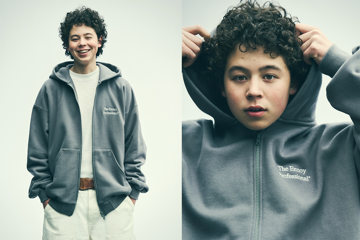 ENNOY最新アイテム「Double Zip Hoodie」の抽選がスタート!