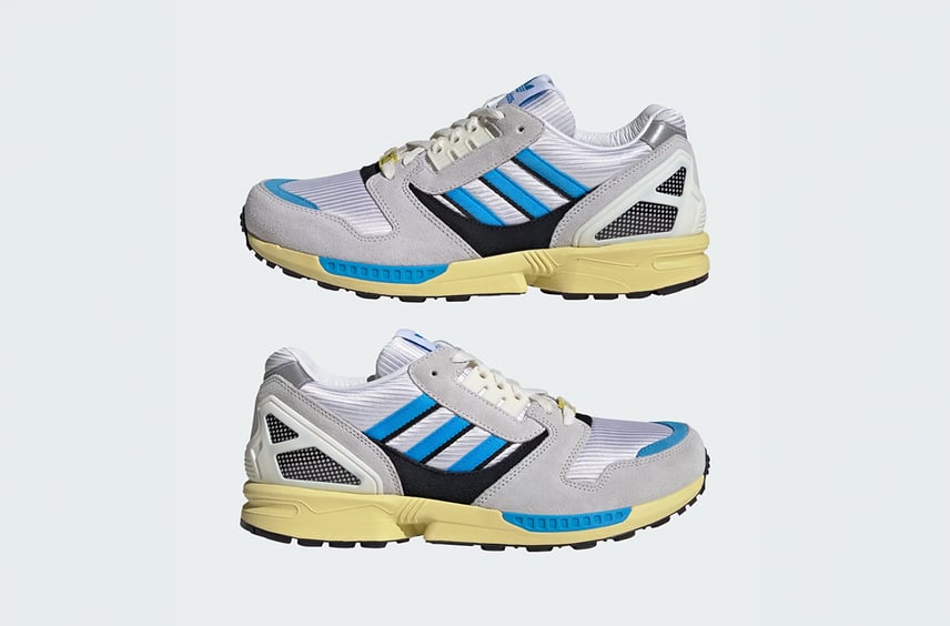4/3発売|adidas ZX 8000 MIG "Cloud White/Lucid Aquamarine/Powder Yellow"|抽選/販売/定価情報