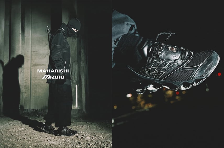 4/10発売|MAHARISHI × Mizuno Wave Prophecy LS "Black"|抽選/販売/定価情報