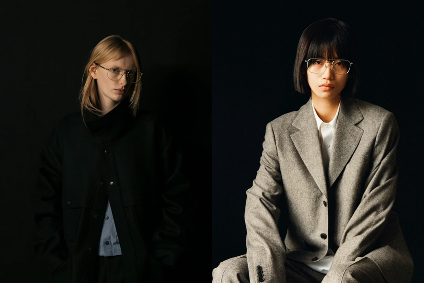 E5 eyevan × HYKEの26FW 最新アイウェアが9/4より発売!EH-2をメタリックシルバーとメタリックゴールドの2カラーで展開