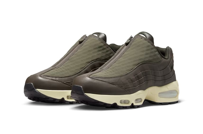 5/25発売|Nike Air Max 95 Big Bubble Zip "Medium Olive/Alabaster"|抽選/販売/定価情報