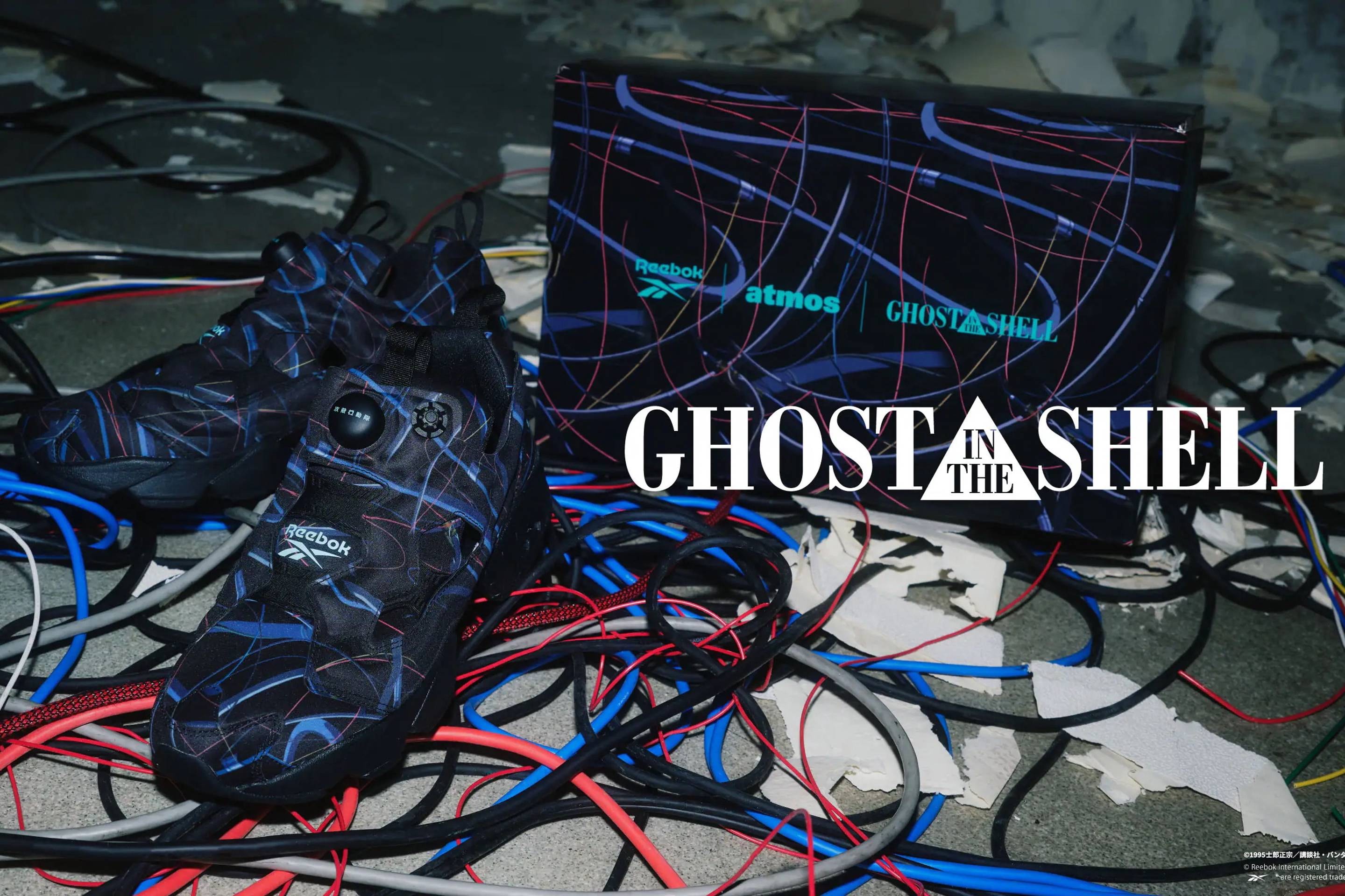 4/18発売|atmos × Ghost in the Shell × Reebok Instapump Fury 94 "Black"|抽選/販売/定価情報