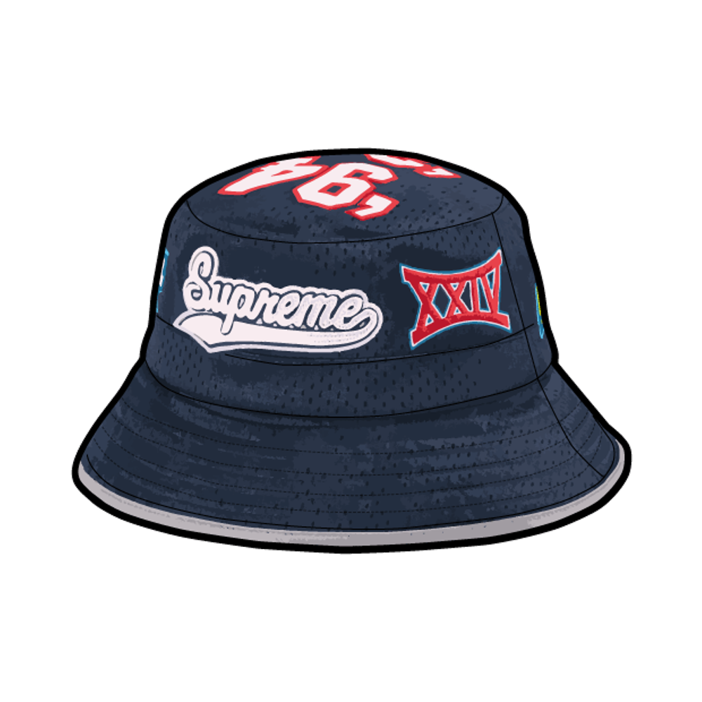 Supreme Playoffs Mesh Crusher "Navy"