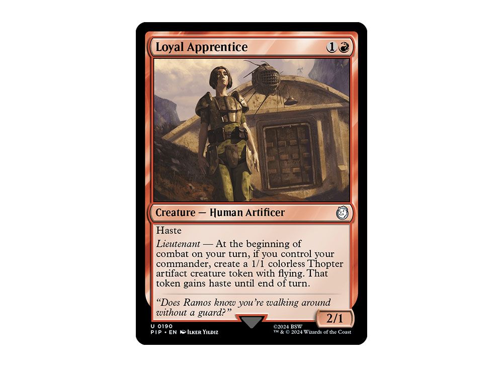 Loyal Apprentice U :Foil [PIP 0190] [EN](Fallout) | SNKRDUNK