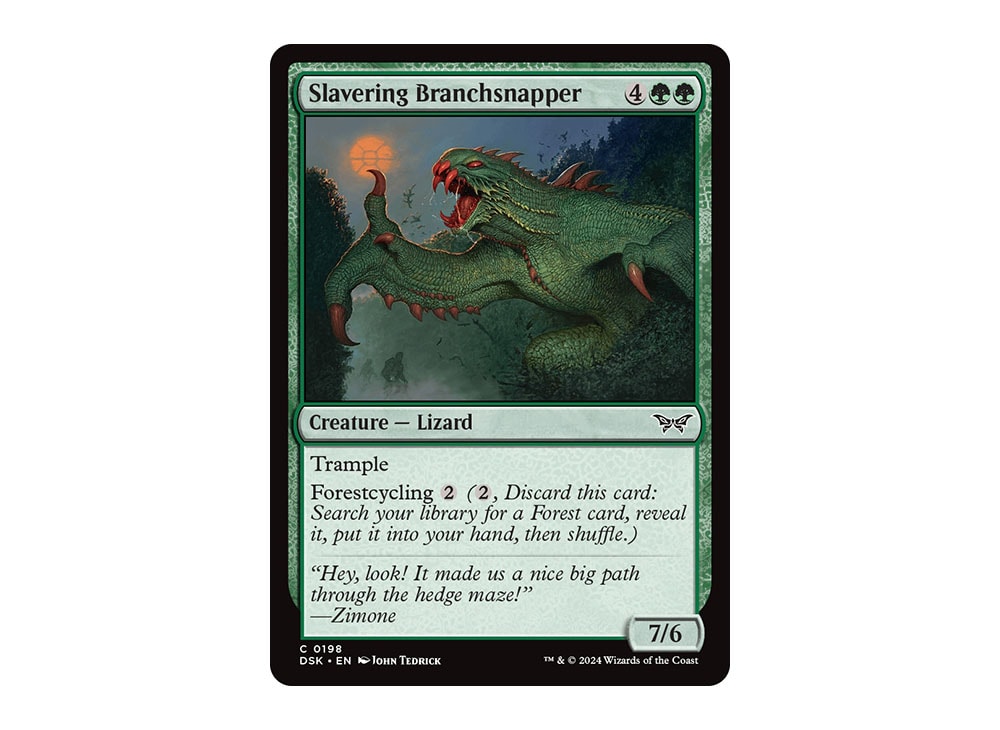 Slavering Branchsnapper C :Foil [DSK 0198] [EN](Duskmourn : House of ...