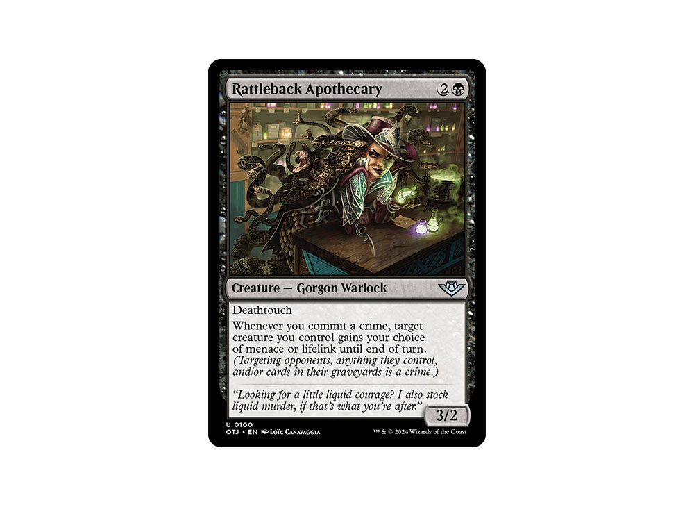 Rattleback Apothecary U :Foil [OTJ 0100] [EN](Outlaws of Thunder ...
