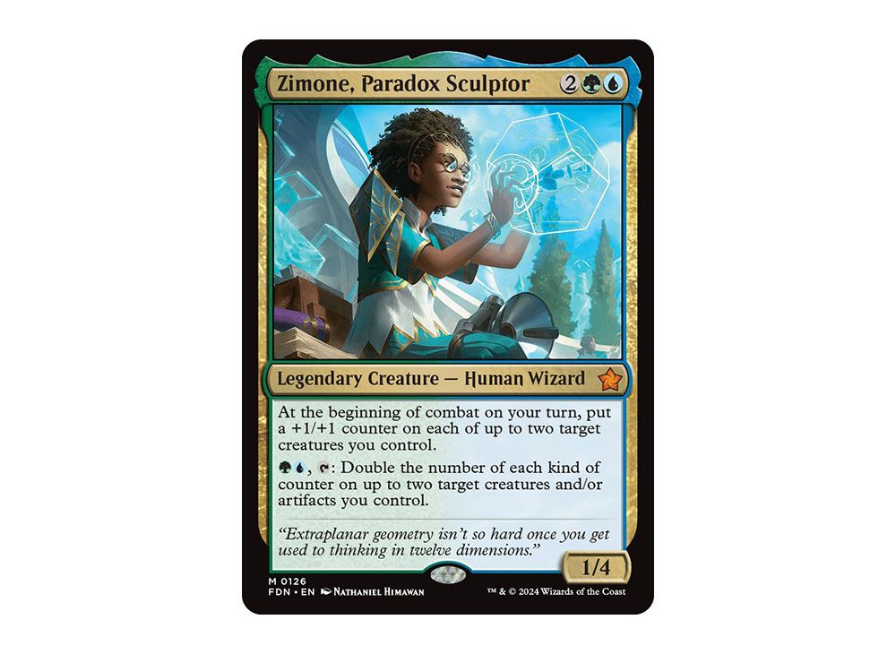 Zimone Paradox Sculptor M :Foil [FDN 0126] [EN](Foundations) | SNKRDUNK