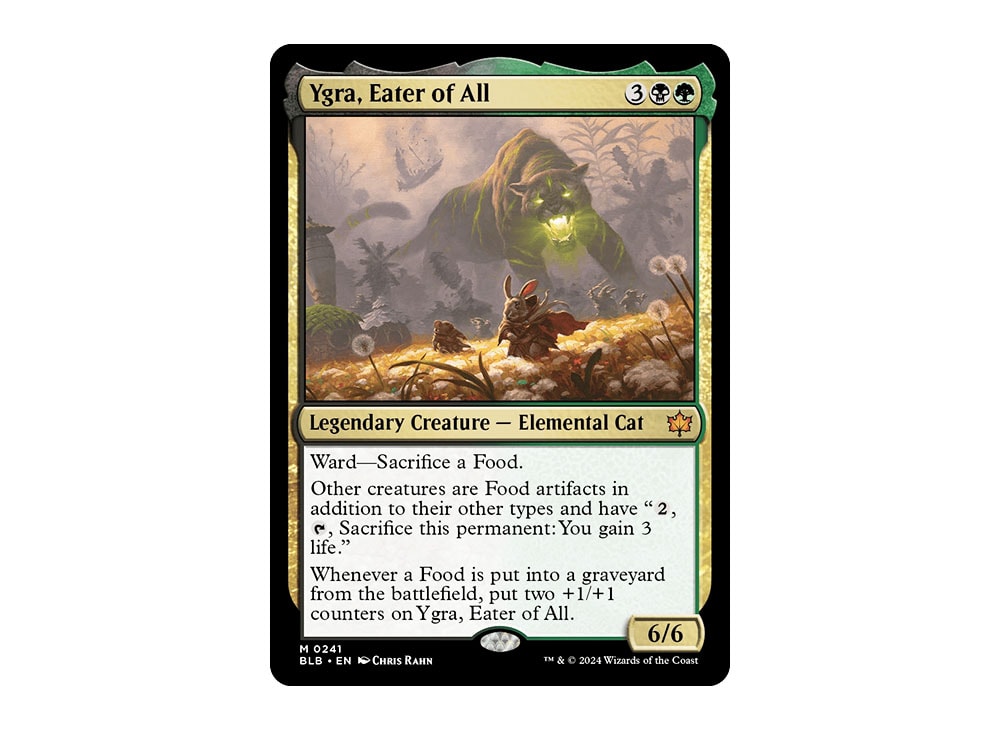 Ygra, Eater of All [Bloomburrow Prerelease Promos] main image 1