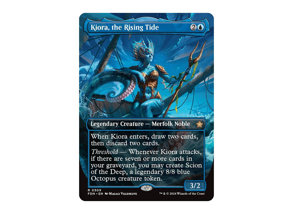 MTG　上げ潮、キオーラ　ボーダーレス　英語 MTG 上げ潮、キオーラ ボーダーレス 英語