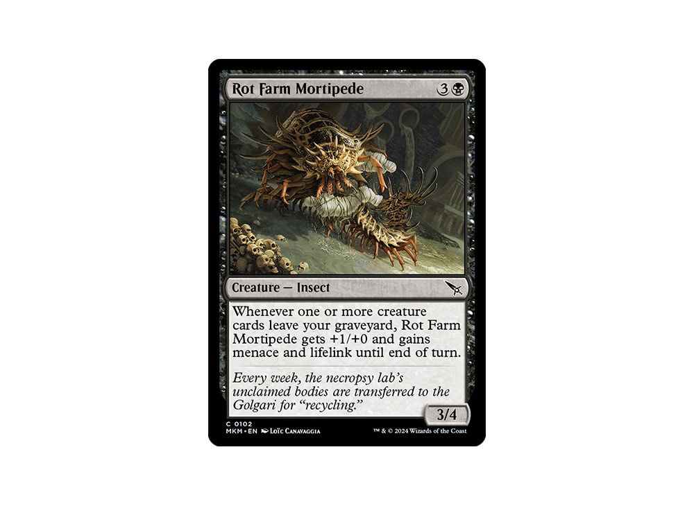 Rot Farm Mortipede C :Foil [MKM 0102] [EN](Murders at Karlov Manor ...