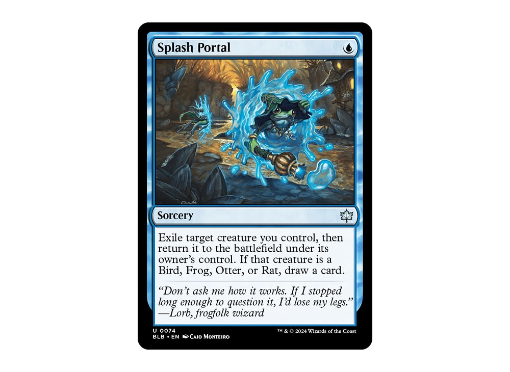 Splash Portal U :Foil [BLB 0074] [EN](Bloomburrow) | SNKRDUNK