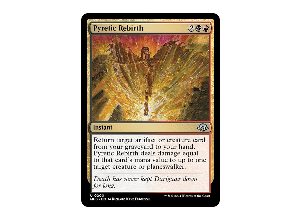 Pyretic Rebirth U :Foil [MH3 0200] [EN](Modern Horizons 3) | SNKRDUNK